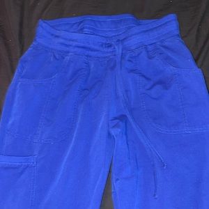 Dark blue scrub pants